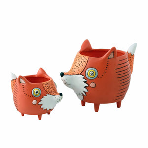 Foxy + Baby Foxy Planter