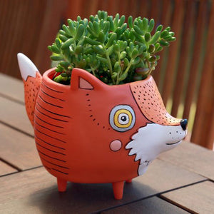 Foxy + Baby Foxy Planter