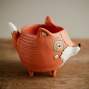 Foxy + Baby Foxy Planter