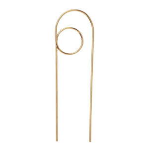 Ivy Muse Mini Brass Plant Stake